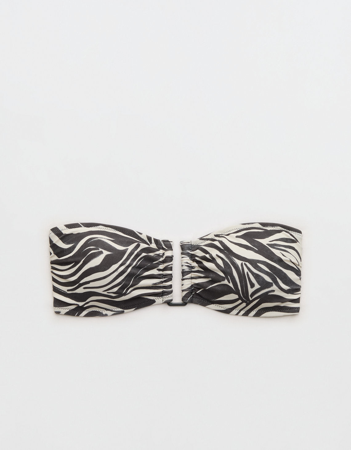 Parte superior de bikini tipo bandeau Aerie - Gris 0754_6734_005_f