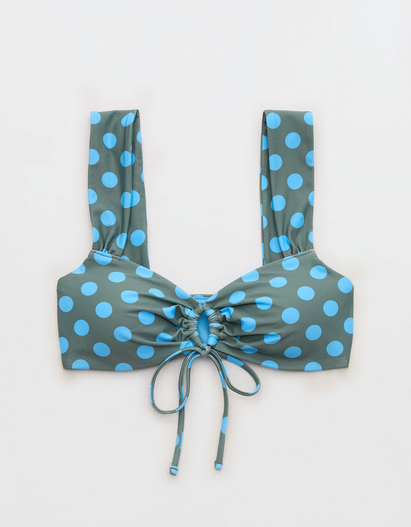 Top de Bikini Aerie con Escote de Ojal. - Generico