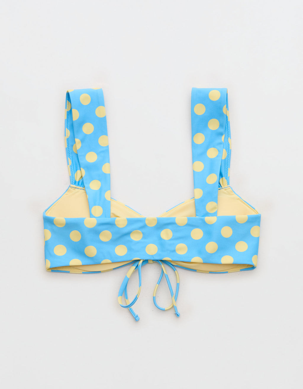 Top de Bikini Aerie con Escote de Ojal. - Azul 0754_6857_424_b