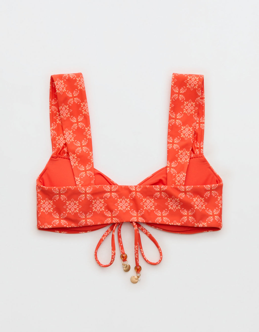 Top de Bikini Aerie con Escote de Ojal. - Naranja 0754_6857_807_b