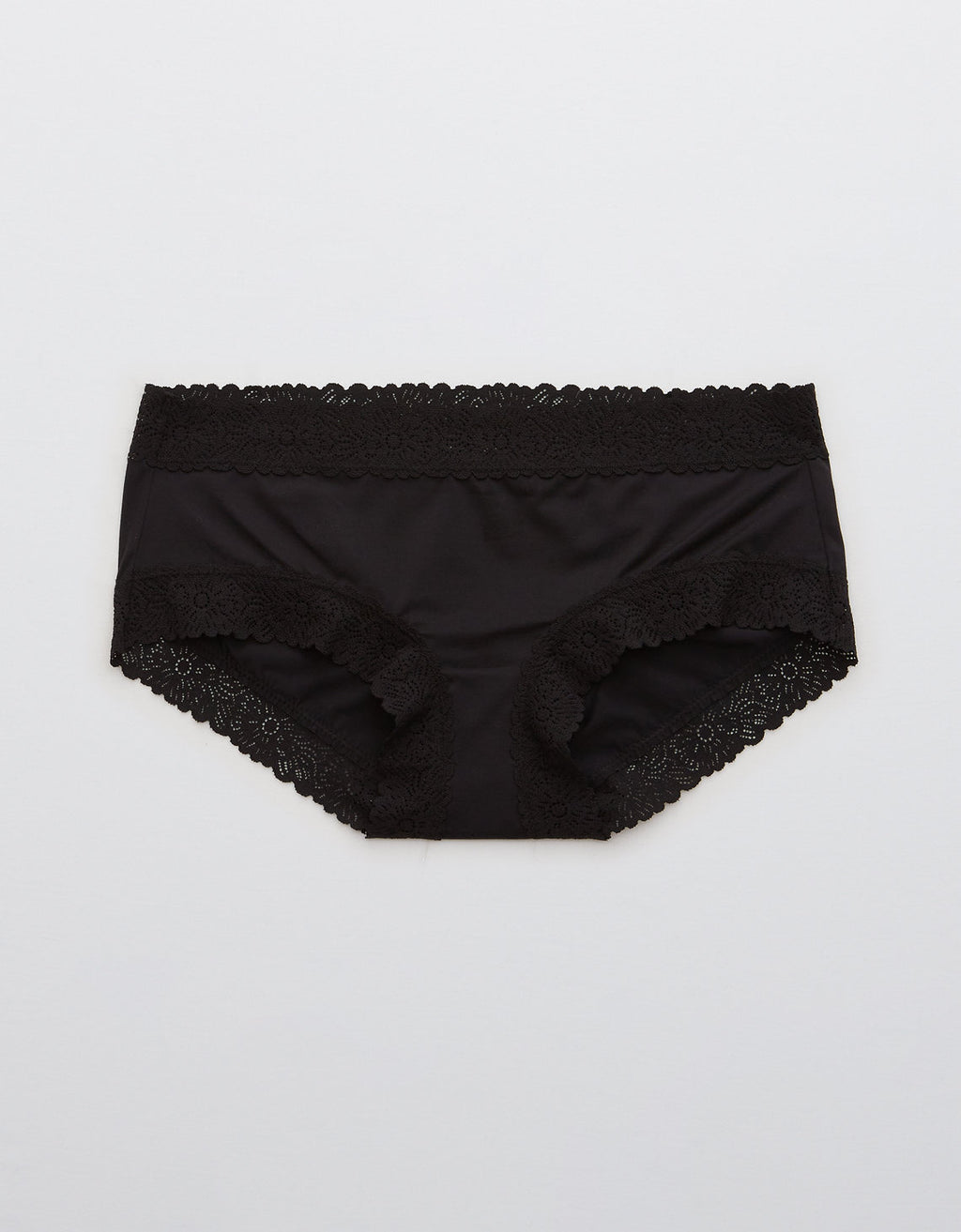 Boybrief Sunnie Blossom de encaje By Aerie - Negro 0771_7479_073_f