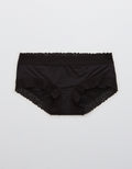 Boybrief Sunnie Blossom de encaje By Aerie - Negro 0771_7479_073_f