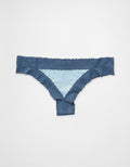 Thong Sunnie Blossom de encaje By Aerie - Azul 0771_7540_409_f