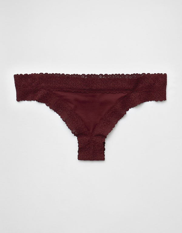 Thong Sunnie Blossom de encaje By Aerie - Generico