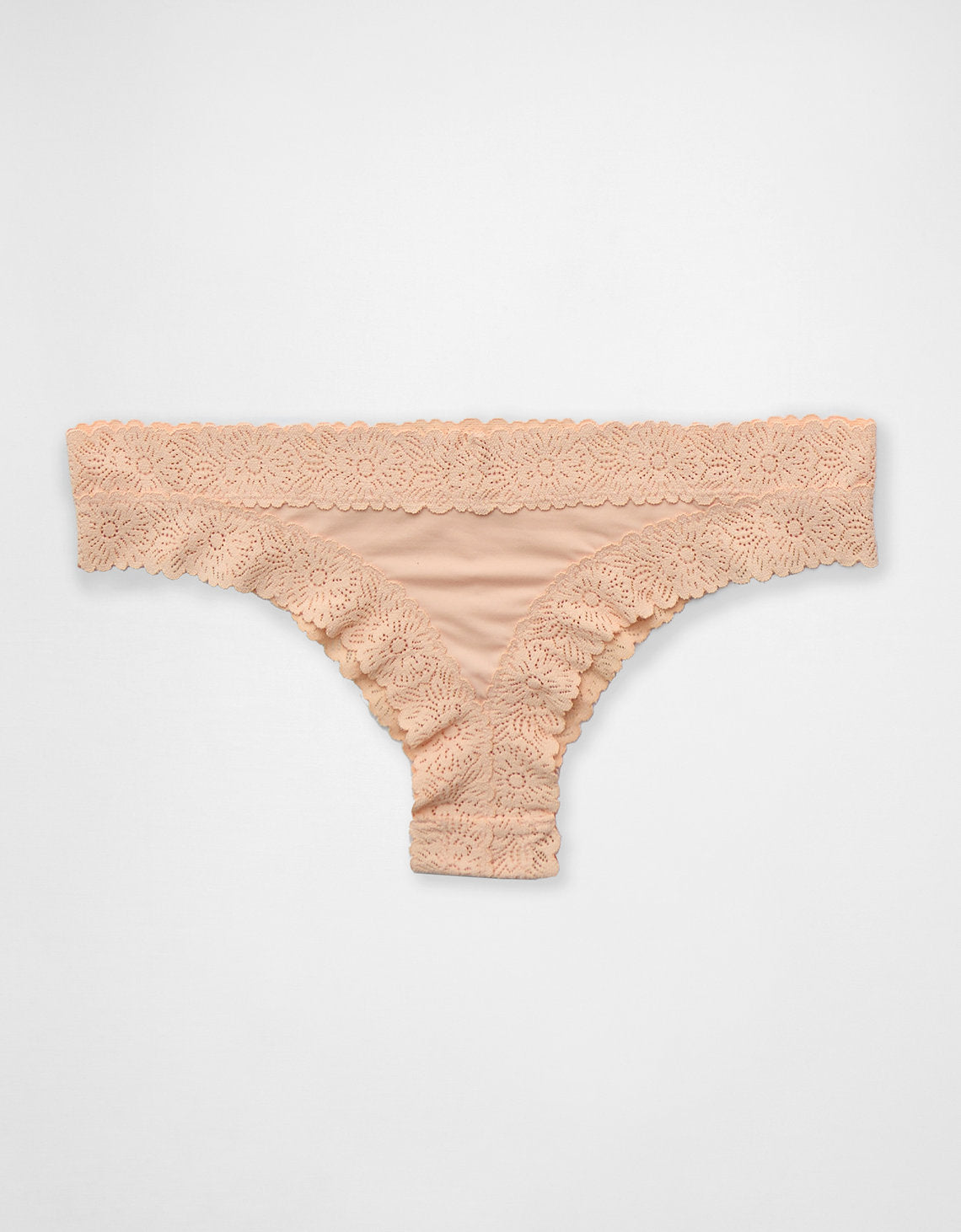 Thong Sunnie Blossom de encaje By Aerie - Naranja 0771_7540_823_b