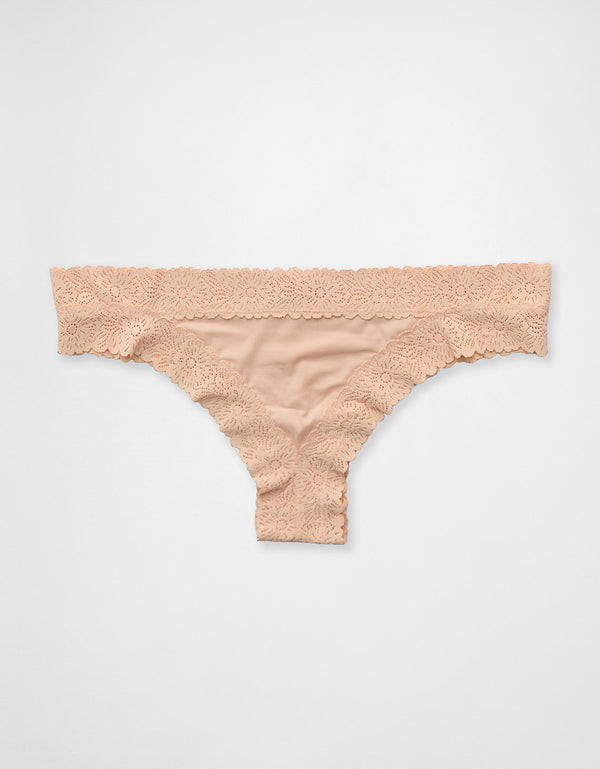Thong Sunnie Blossom de encaje By Aerie - Naranja