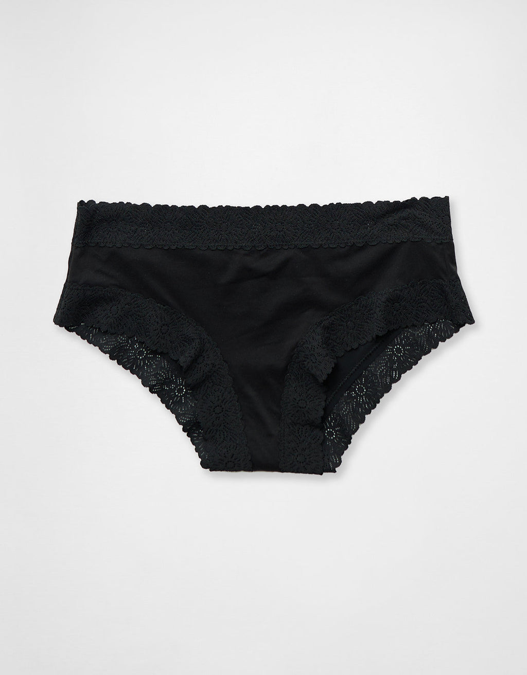 Cheeky Sunnie Blossom de encaje By Aerie - Negro 0771_7541_073_f