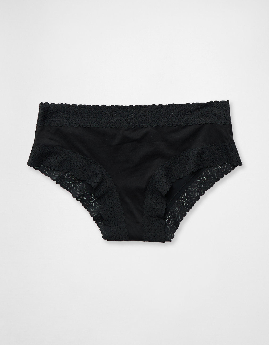 Cheeky Sunnie Blossom de encaje By Aerie - Negro 0771_7541_073_f