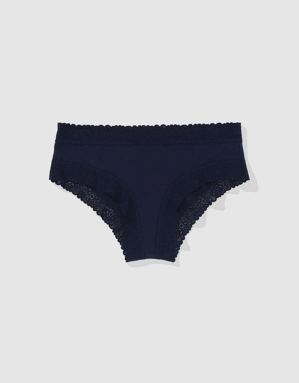 Cheeky Sunnie Blossom de encaje By Aerie - Azul