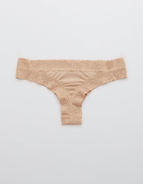 Tanga con encaje de mujer Aerie - Generico
