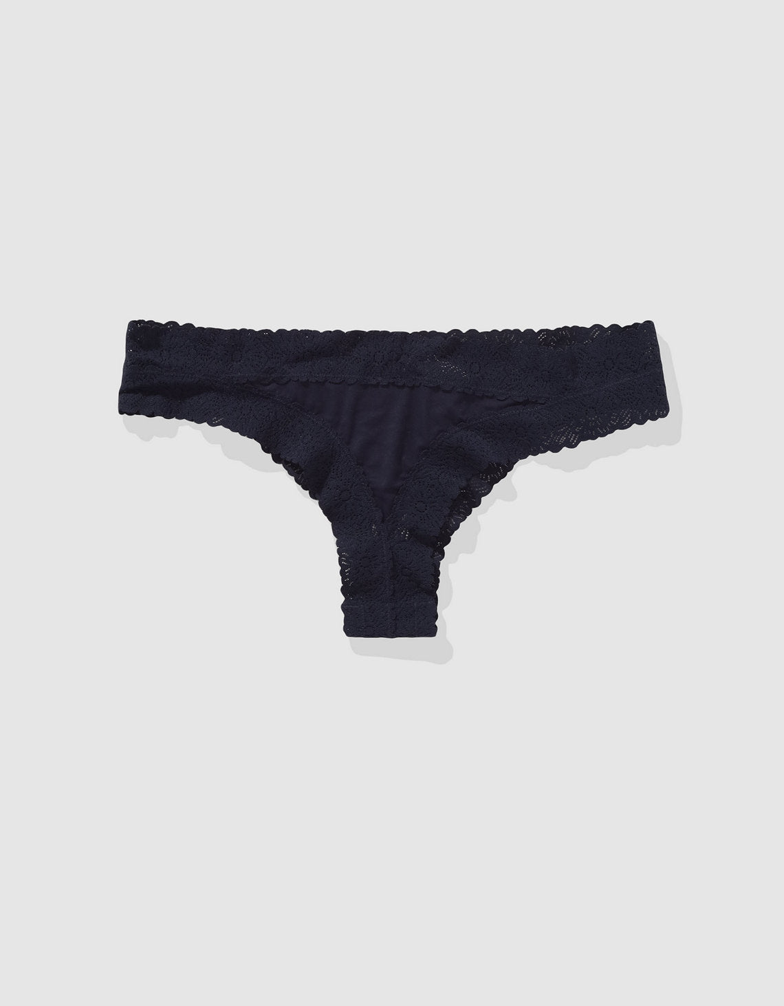 Tanga con encaje de mujer Aerie - Naval 0772_7540_410_b