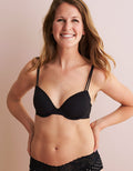Bra Aerie de mediana cobertura con forro interno - Negro 0792_8043_073_of
