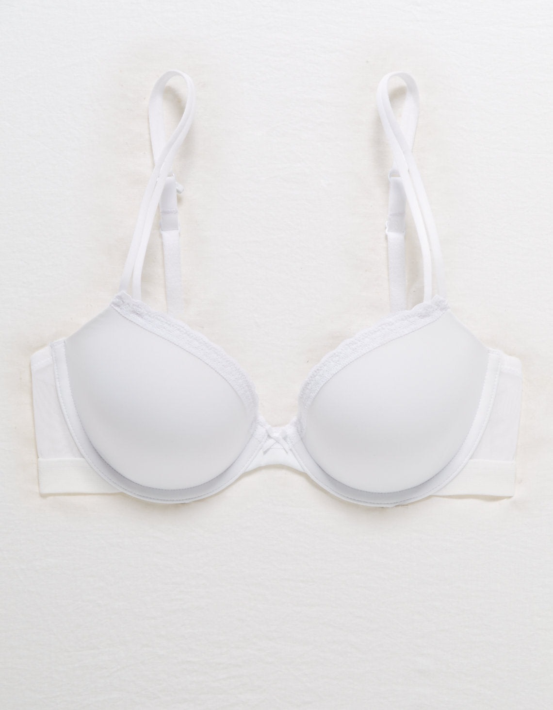 Bra Aerie de mediana cobertura con forro interno - Blanco 0792_8043_100_f