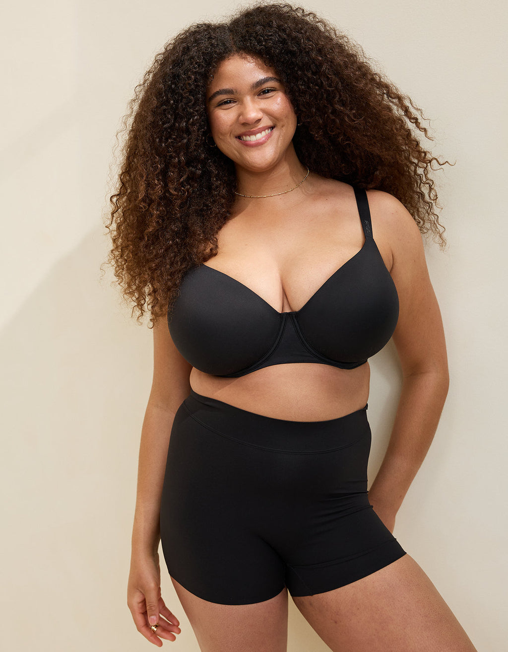 SMOOTHEZ Bra con Cobertura Total Lightly Lined Aerie - Negro 0794_8219_073_d1