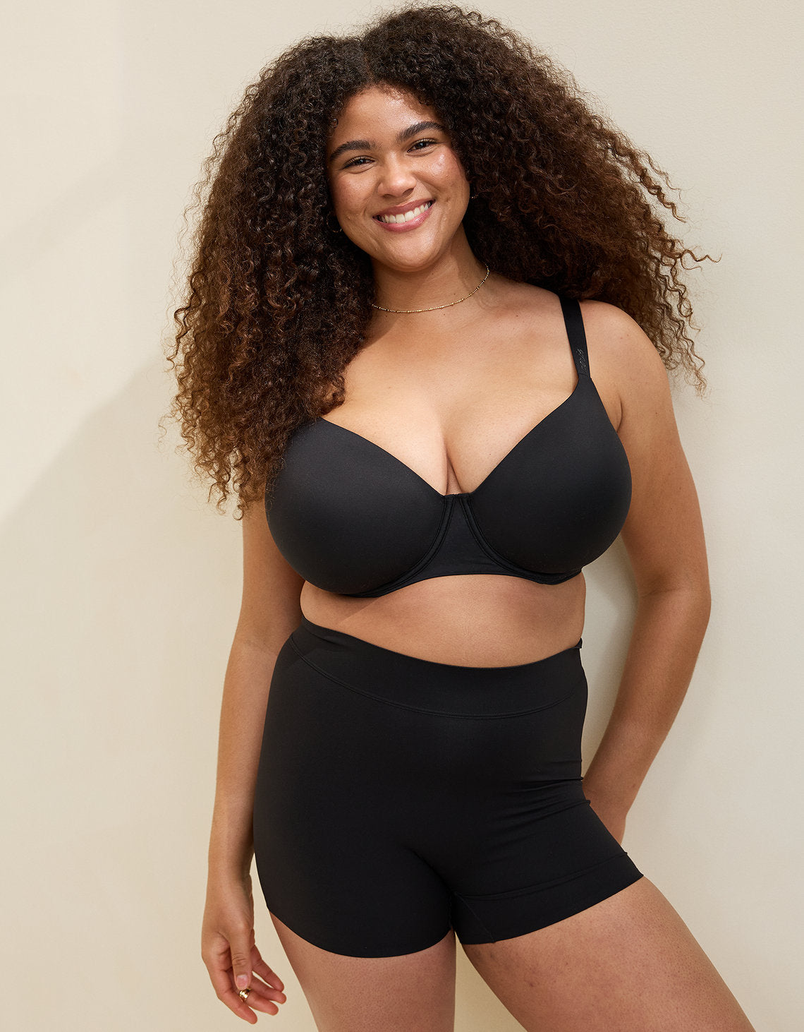 SMOOTHEZ Bra con Cobertura Total Lightly Lined Aerie - Negro 0794_8219_073_d1