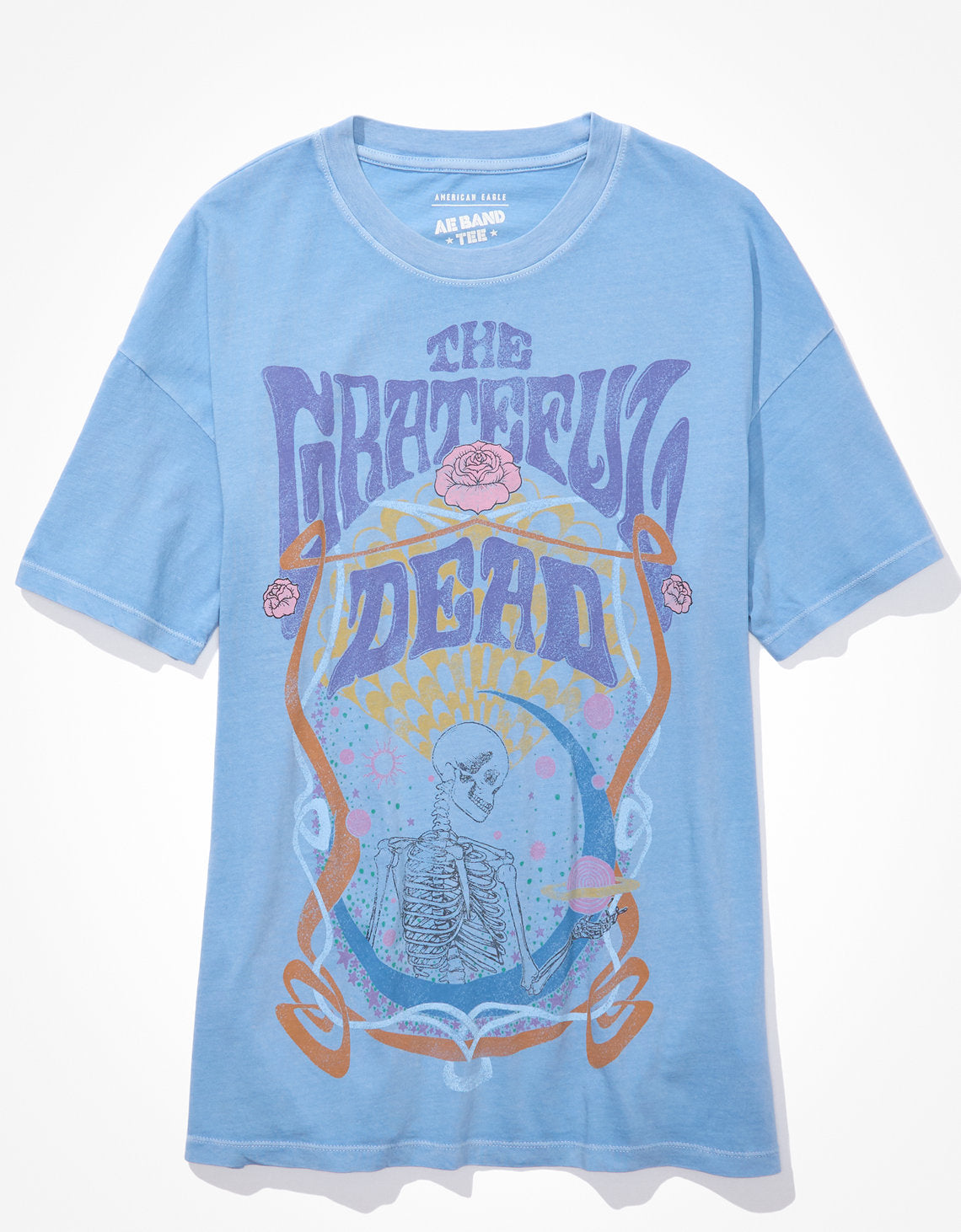 Camiseta Ae oversize gráfica Grateful Dead - Azul 1095_8929_400_f