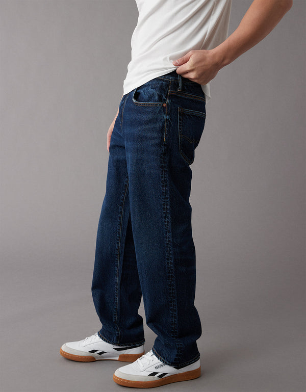 Jean loose holgado de hombre AE - Azul