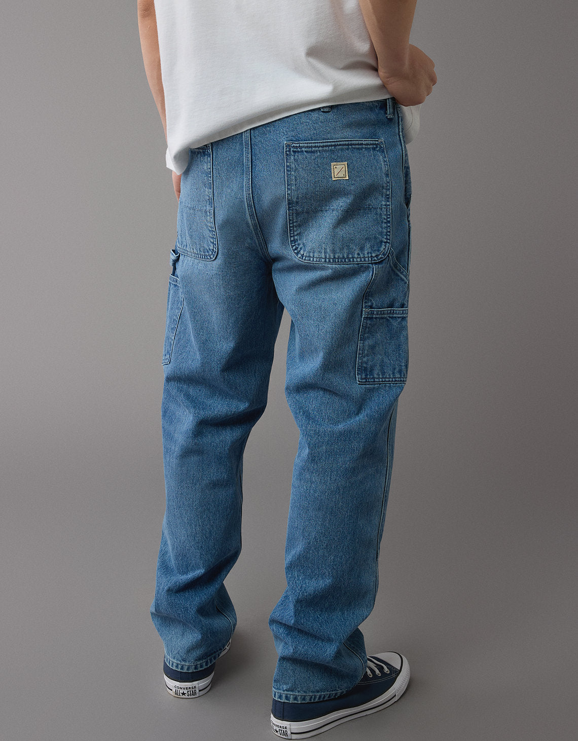 Jean AE tipo carpintero de hombre - Azul 1114_6942_414_ob