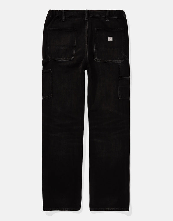 Jean Athletic tipo Carpintero Holgado de Hombre - Negro
