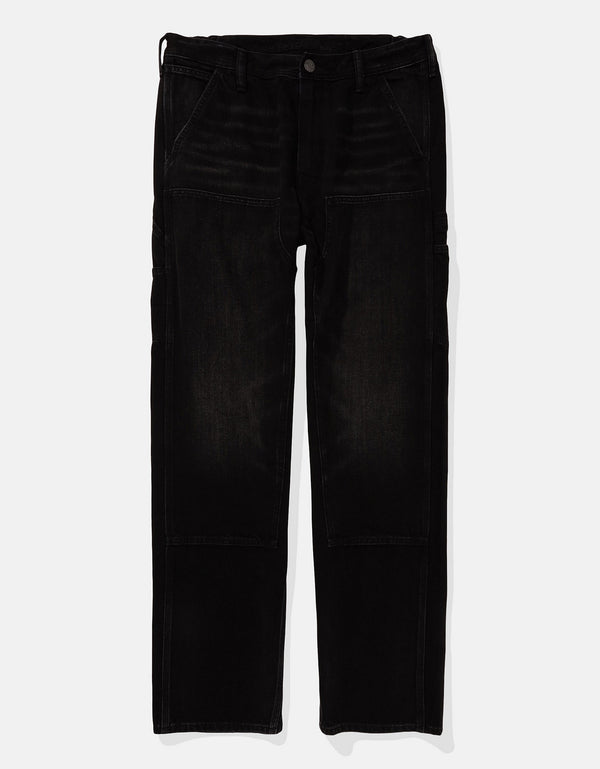 Jean Athletic tipo Carpintero Holgado de Hombre - Negro