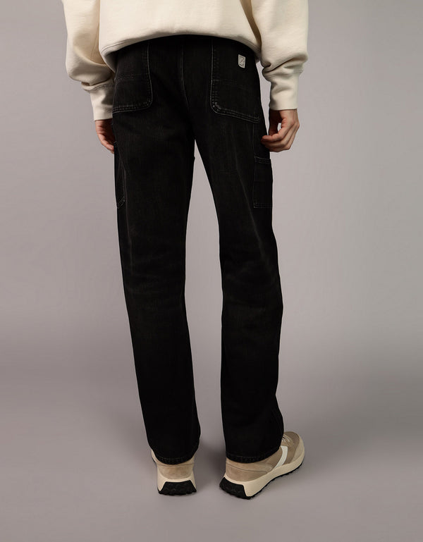 Jean Athletic tipo Carpintero Holgado de Hombre - Negro