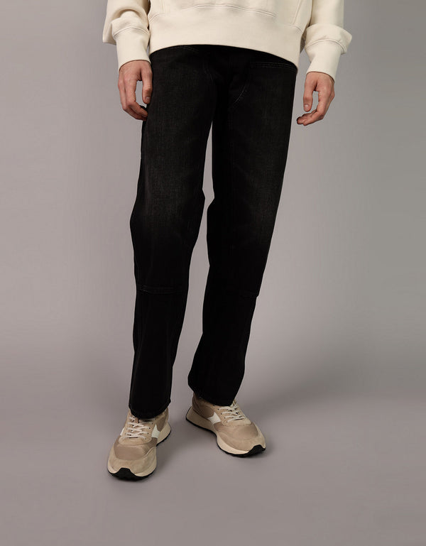 Jean Athletic tipo Carpintero Holgado de Hombre - Negro