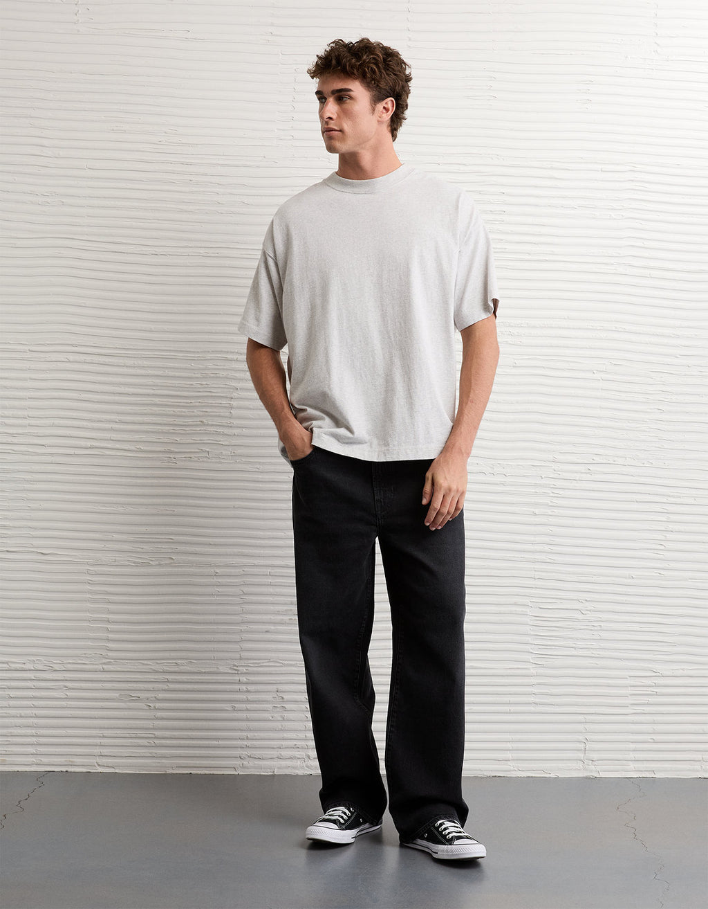 Jean Baggy Easyflex Ae - Negro 1114_7363_055_of