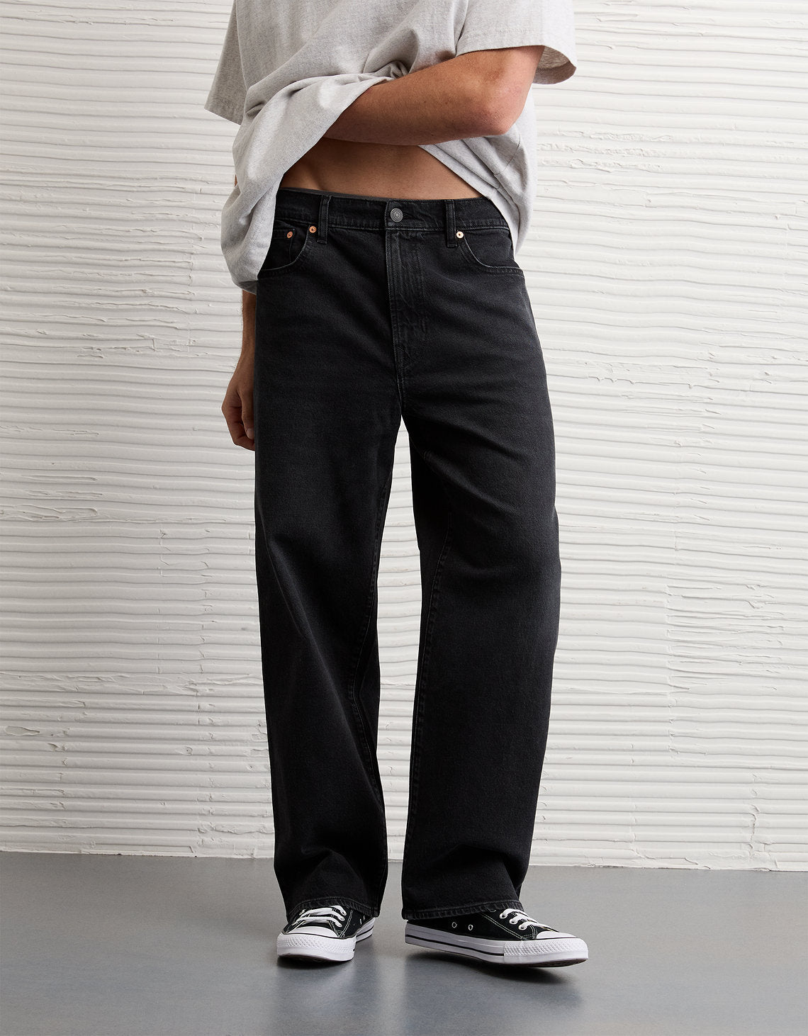 Jean Baggy Easyflex Ae - Negro 1114_7363_055_os