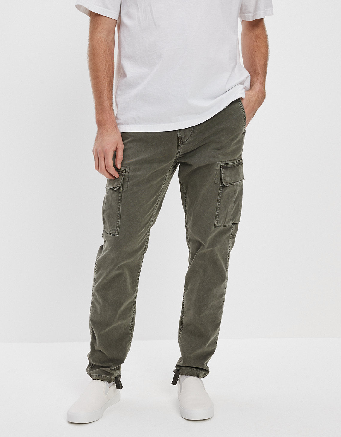 Slim Fit Pants - Verde 1120_4668_315_of