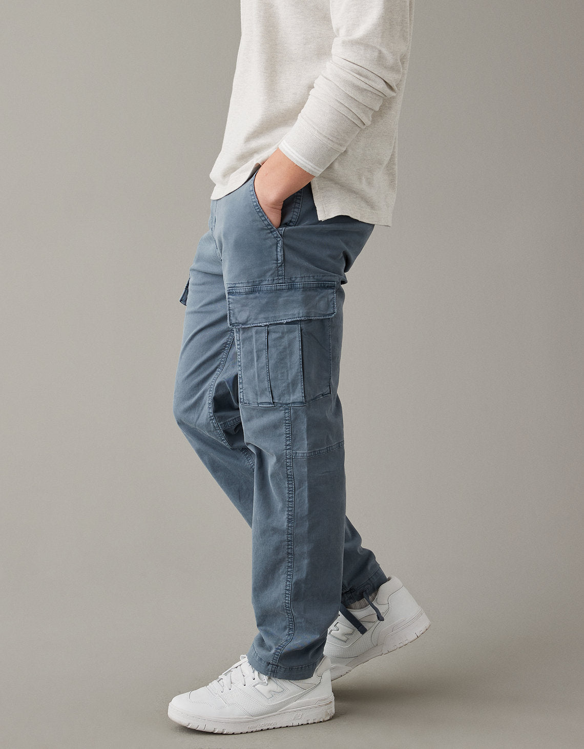 Slim Fit Pants - Azul 1120_4668_450_os