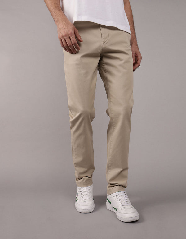 Pantalón slim de hombre AE - Caqui