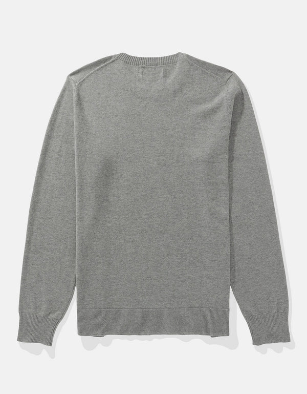 Buzo cuello redondo Manga Larga Hombre AE - Gris