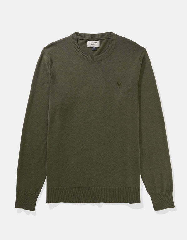 Buzo cuello redondo Manga Larga Hombre AE - Verde