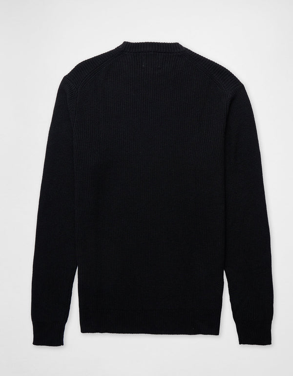 Suéter cuello redondo Ae - Negro