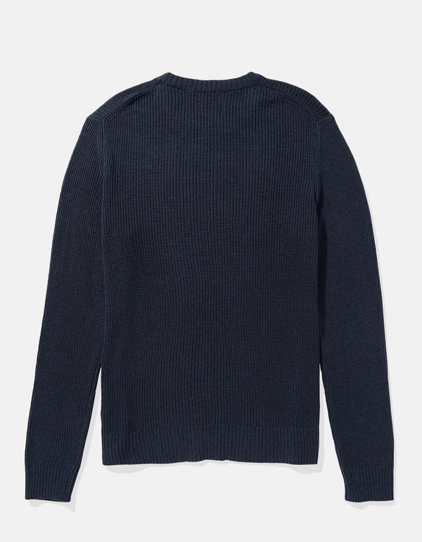 Suéter cuello redondo Ae - Azul