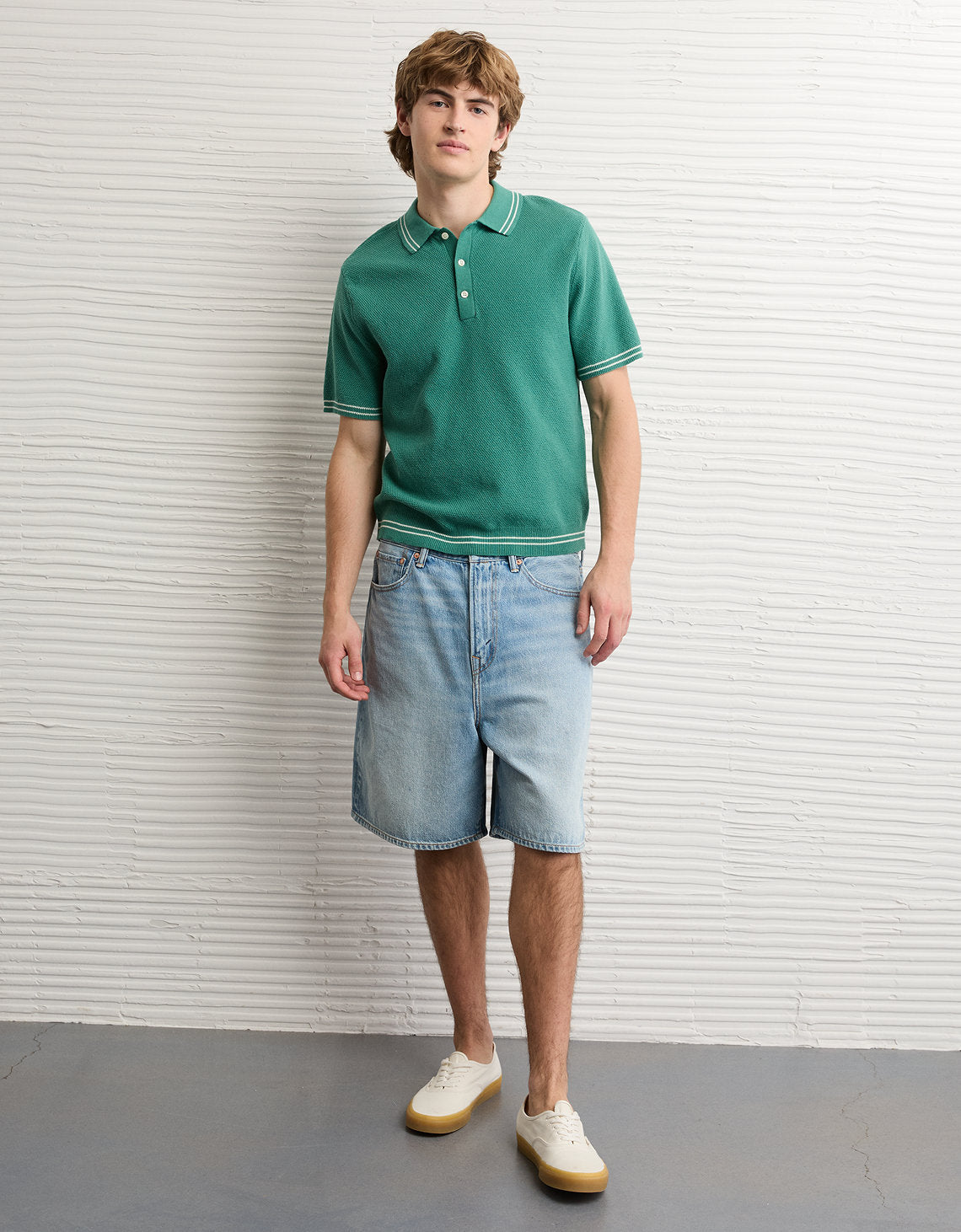 Polo de Suéter Ae - Verde 1148_2249_307_os