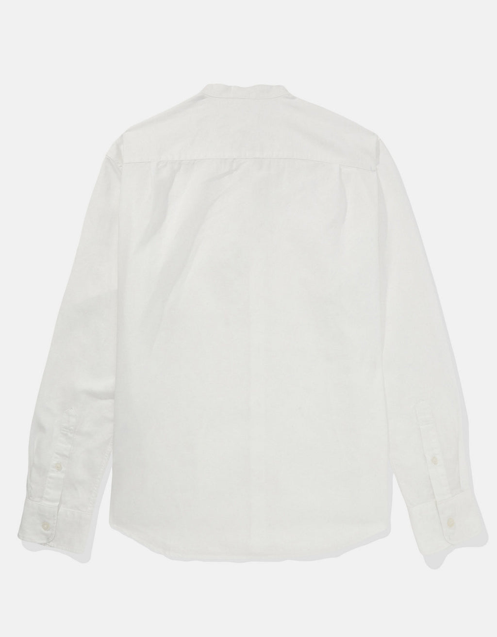 Camisa AE abotonada de lino con cuello - Blanco 1152_2369_101_b