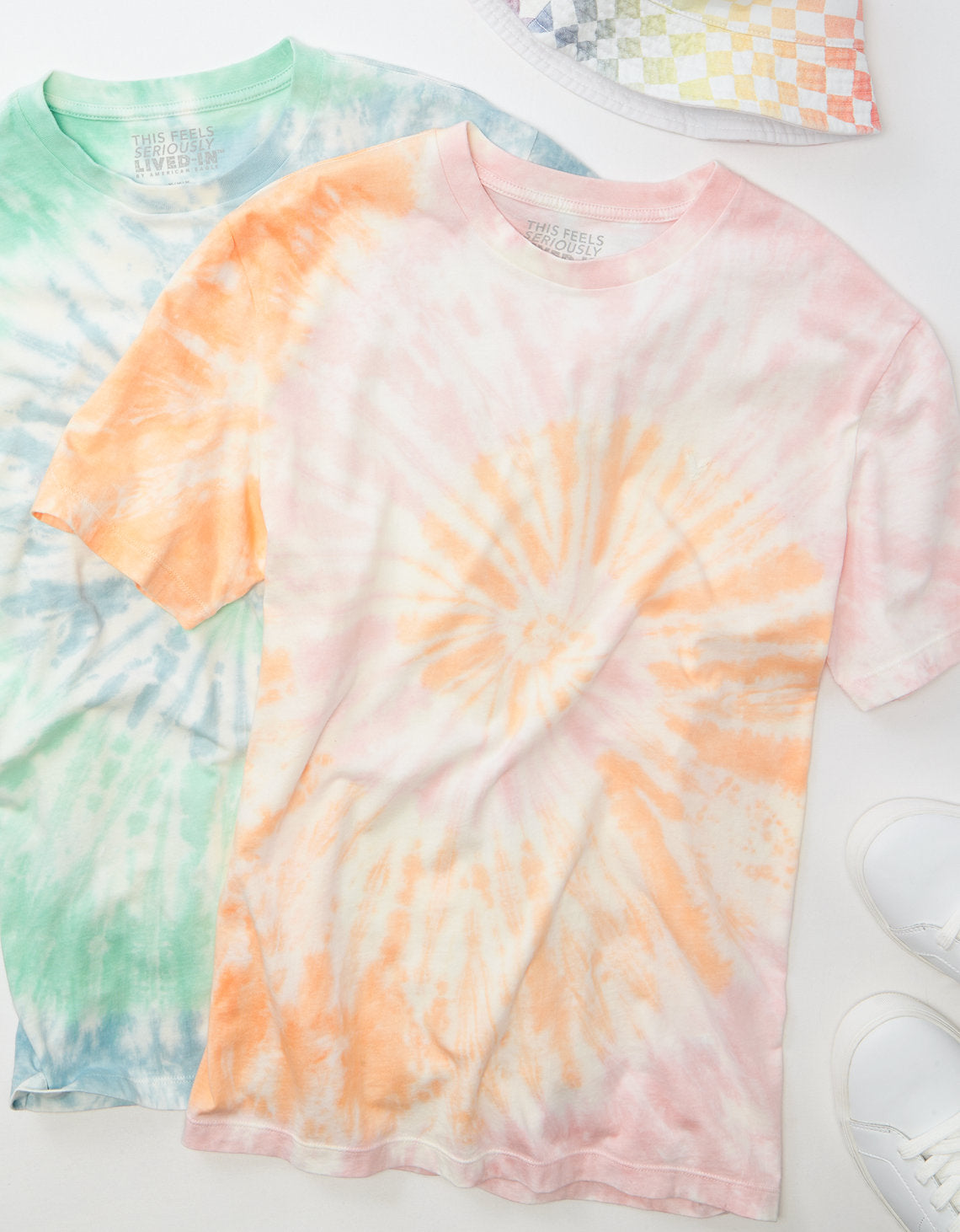 Camiseta Ae Súper suave, Tie-dye - Naranja 1162_2897_800_d2