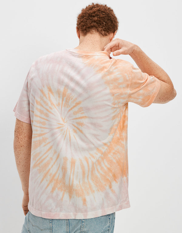 Camiseta Ae Súper suave, Tie-dye - Naranja