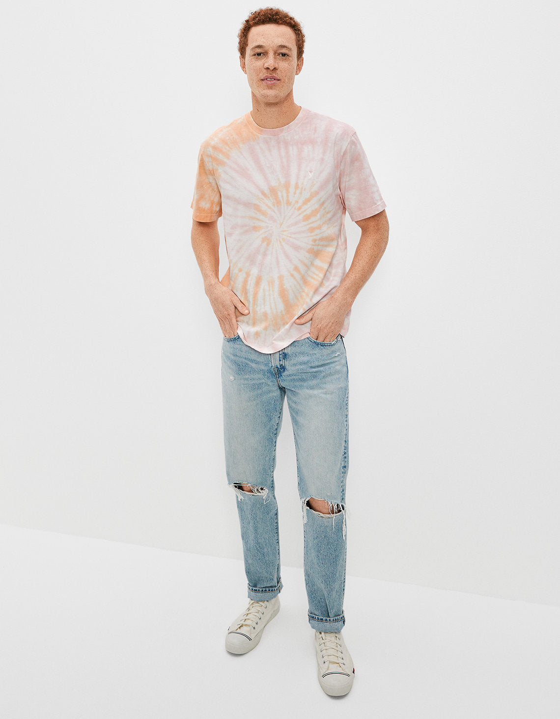 Camiseta Ae Súper suave, Tie-dye - Naranja 1162_2897_800_os