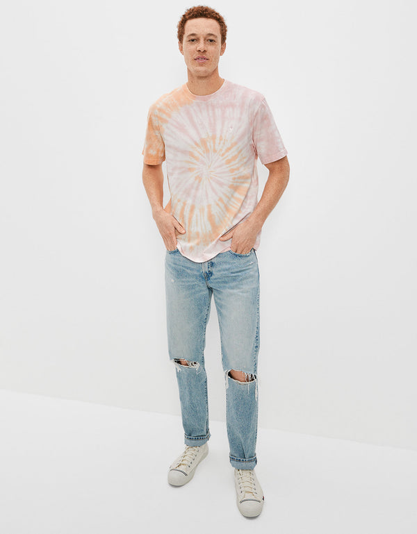 Camiseta Ae Súper suave, Tie-dye - Naranja