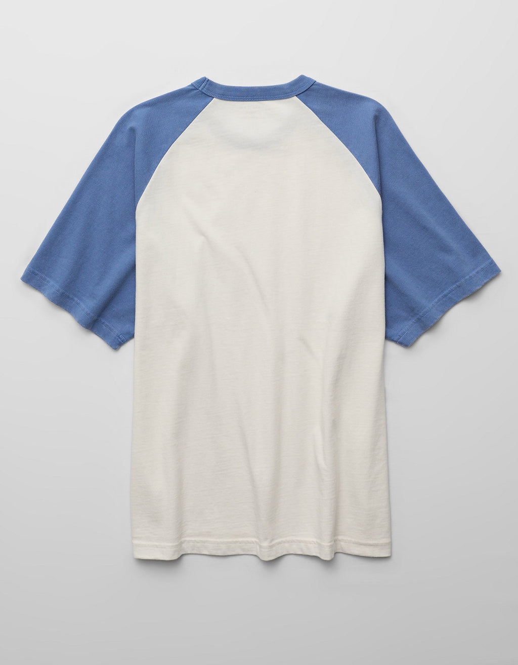 Camiseta de peso pesado relajada con mangas raglán - Blanco 1162_5311_101_b