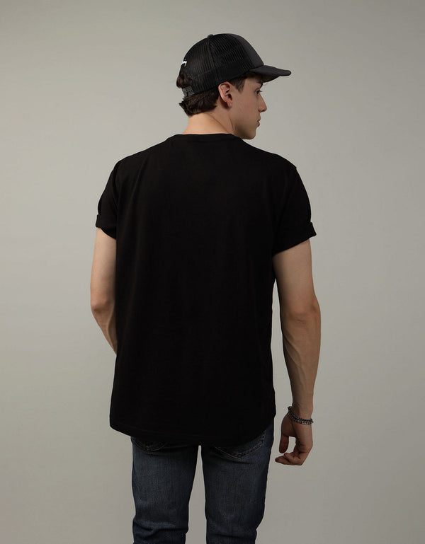 Camiseta Oversized Ae - Negro