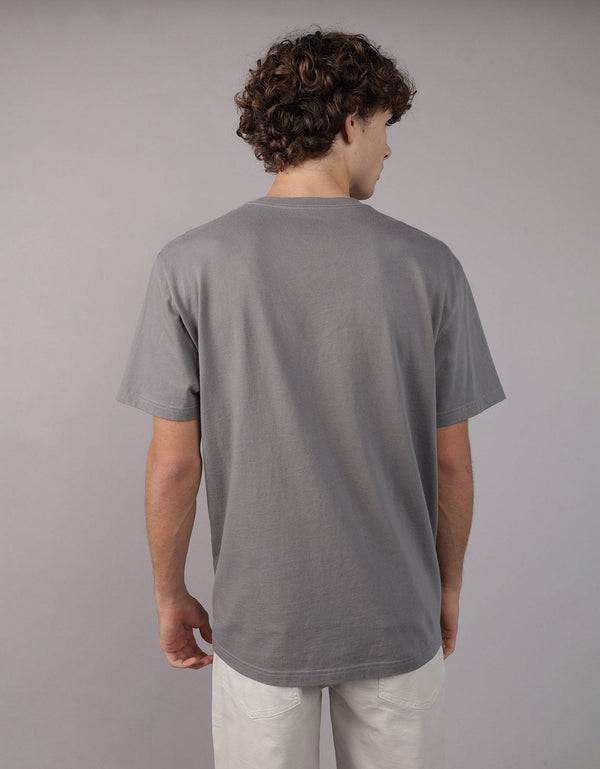 Camiseta Oversized Ae - Gris