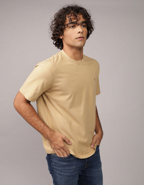 Camiseta Oversized Ae - Caqui