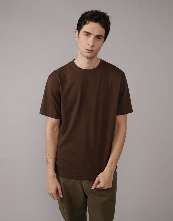Camiseta Oversized Ae - Café_4b3621