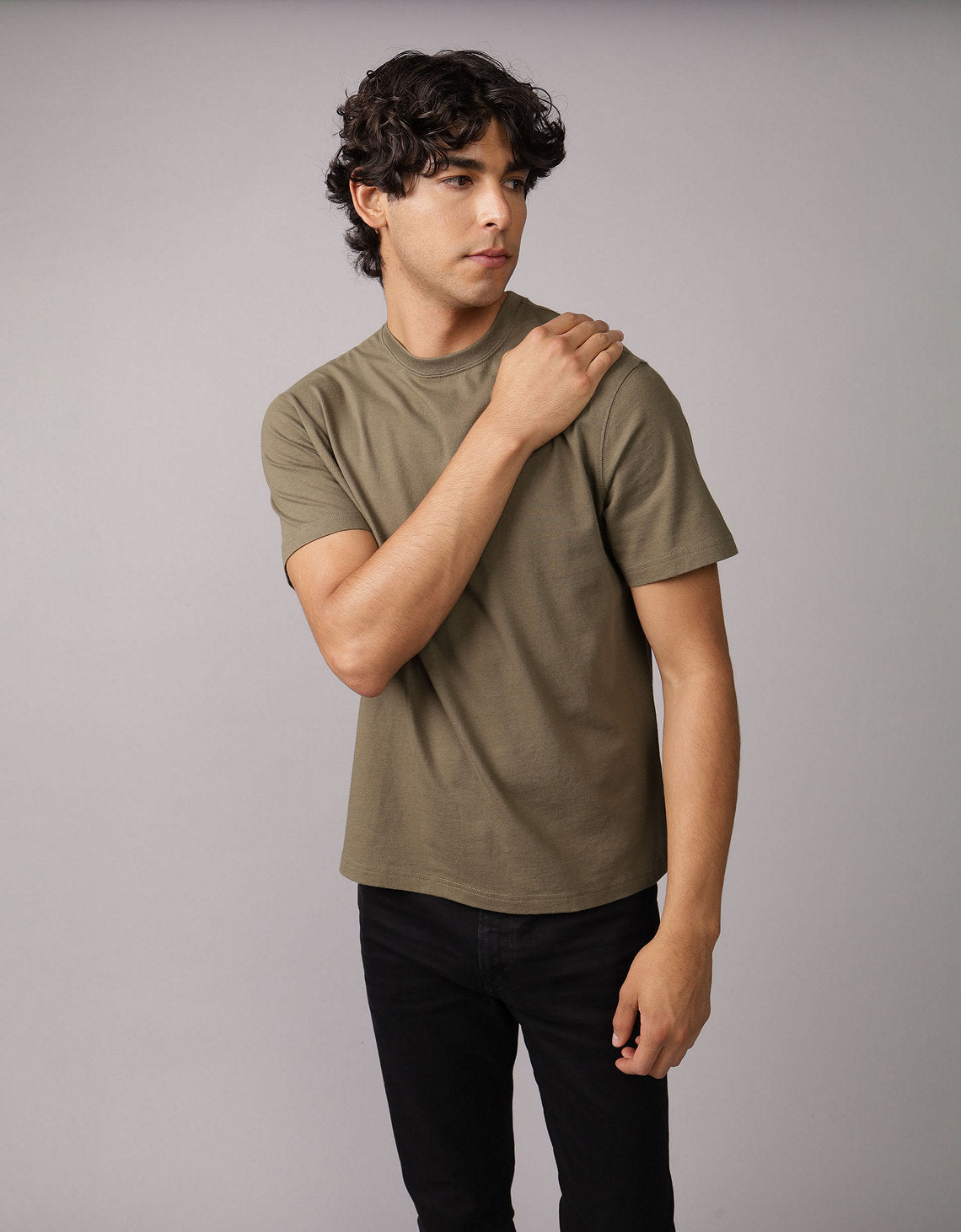 Camiseta Oversized Ae - Dorado 1164_1539_294_of