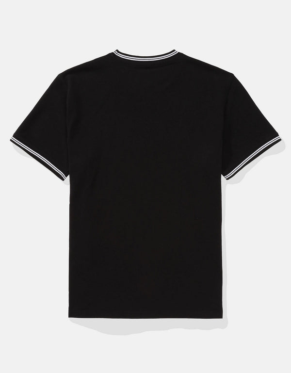 Camiseta Piqué Flex de Ae - Negro