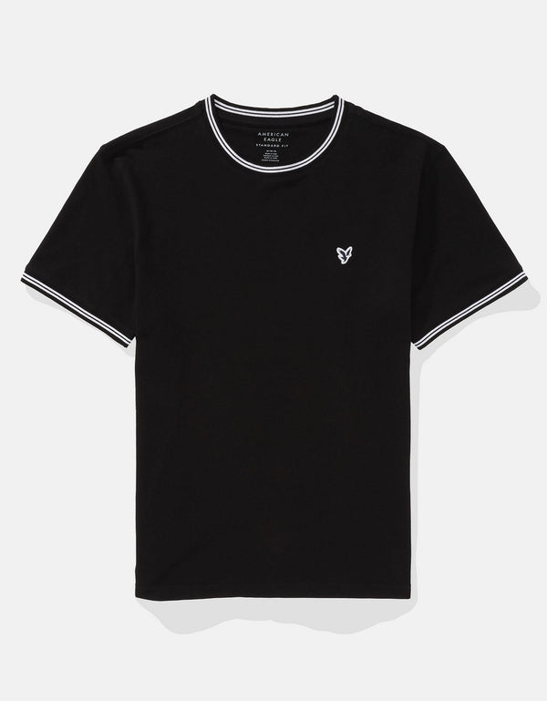 Camiseta Piqué Flex de Ae - Negro