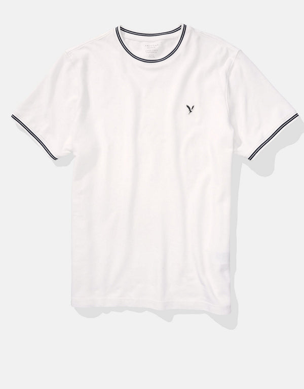 Camiseta Piqué Flex de Ae - Blanco